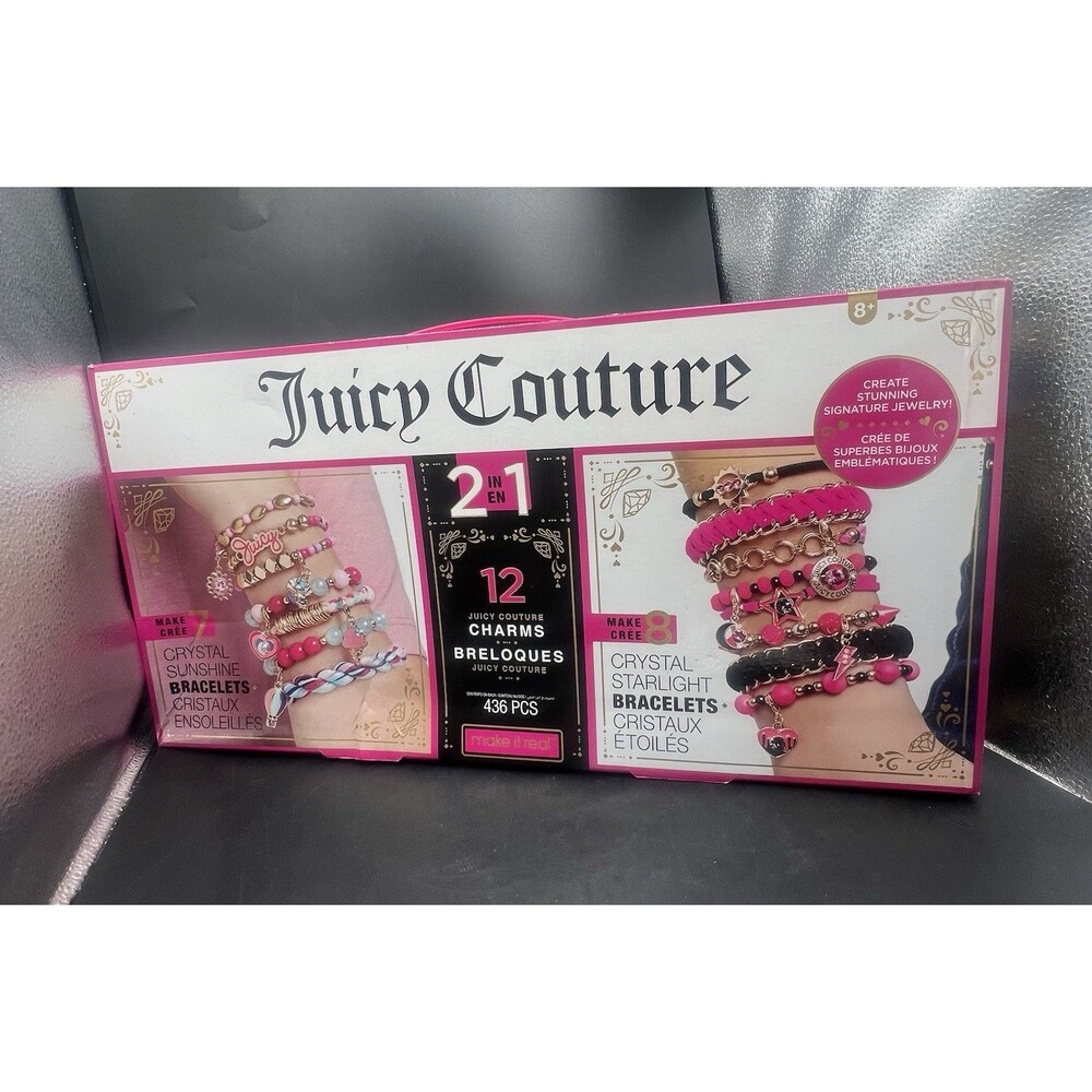 Juicy Couture Make It Real Crystal Bracelet Kit Sunshine Starlight New Sealed